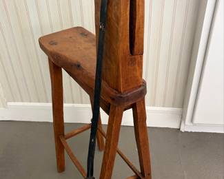 Antique Saddle Maker's Stitching Horse