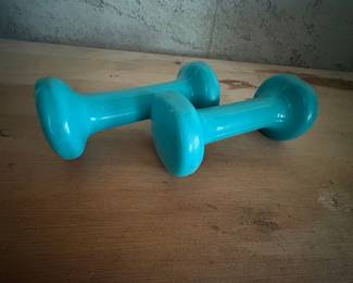 Teal Neoprene Dumbbell Set
