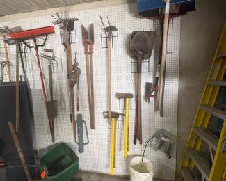 Assorted Garden and Yard Tools