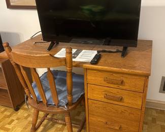 Small desk and chair