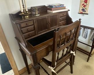 Small desk and chair