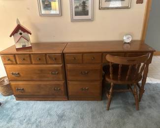 another chest and desk with chair