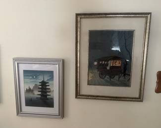 Framed artwork.....