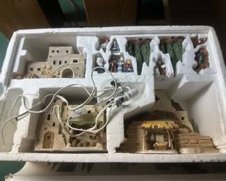 Department 56 Little Town of Bethlehem nativity set