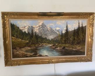 Kurt Moser oil painting