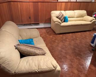 Leather sofa