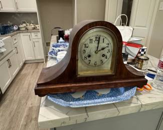 Antique Seth Thomas Tambour Mantel Clock