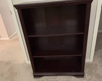 Dark Wood Shelf Bookcase