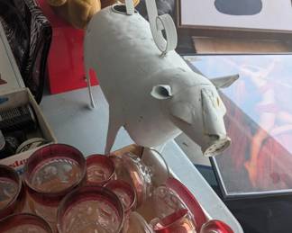 Ruby Flash and Cow Watering Can