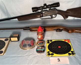 Winchester BB Gun, Daisy Pellet Gun with Camo Scope