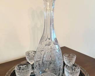 Wine Carafe and Glasses