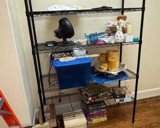 Black Tier Wire Shelving Unit