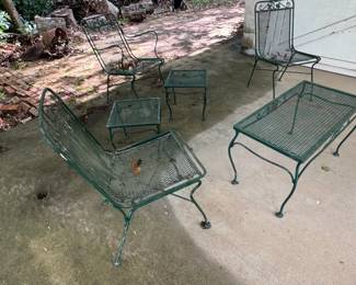 Woodard Wrought Iron Garden Set