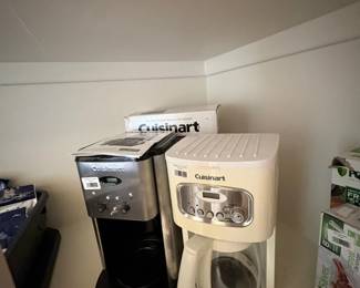 Cuisinart Brew Central Cup Programmable Coffeemaker DCC Cream or White