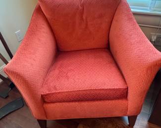 Coral Velvet Accent Chair  WilliamsSonoma Home