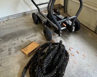 Torque Fitness TANK M AllSurface Sled  Battle Rope Bundle