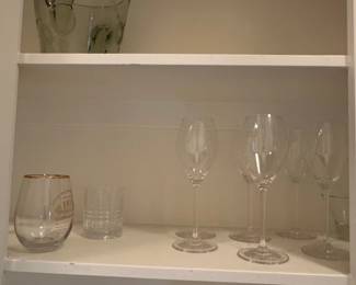 Assorted Glassware Set with Aged to Perfection Tumbler and Etched Ice Bucket
