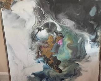 Abstract Resin Art Painting