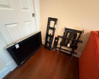 Sony Bravia LCD Television with Two Wall Mounts