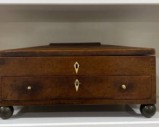 Antique Mahogany Tea Caddy second image