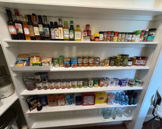 Assorted Pantry Provisions and Condiments