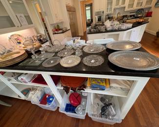 Vintage SilverPlated Serving Trays and Platters