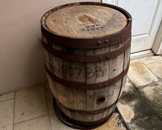 Great Oak Distilling Whiskey Barrel