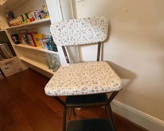 Vintage Cosco Stylaire Step Stool Chair