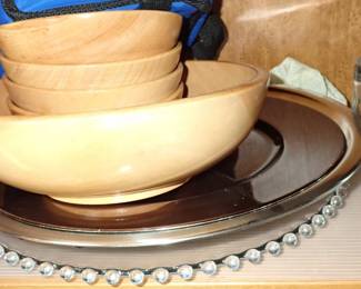 WOOD SALAD BOWLS