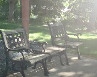 OUTDOOR CHAIRS & TABLE