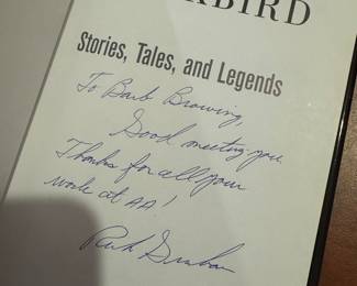 "SR-71 Blackbird" Autographed by Richard H. Graham