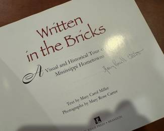 "Written in the Bricks" Autographed by the Photographer Mary Rose Carter