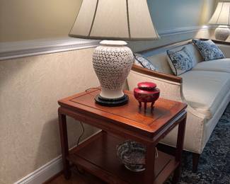 Vintage Chinese Porcelain Table Lamp (2 Available)