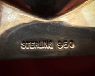 950 Sterling Silver Shell Trays (127 gms)