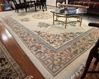 Vintage Peking Ming Hand Woven Wool Pile Rug (10'4"W x 16'9"L)