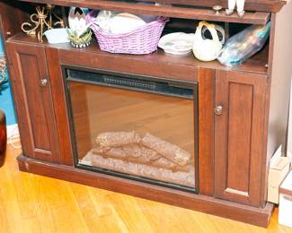Electric fireplace, tv cabinet