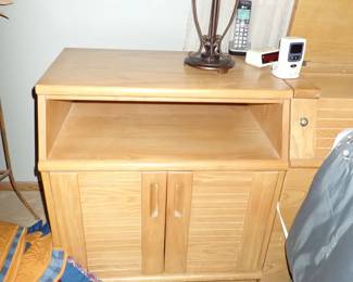 NITE STANDS  KING BED HEADBOARD W/STORAGE
