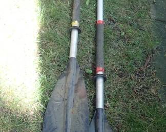 20' WOOD KAYAK PLUS PADDLES & SUPPLIES