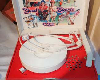 Vintage DeJay SP-23 Kids Good Sports USA Record Player