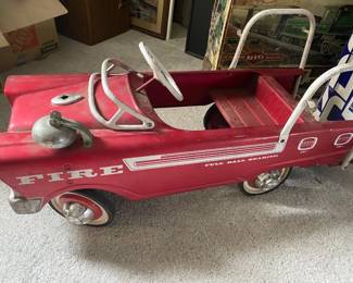 Antique push car