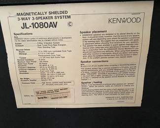 Kenwood speakers