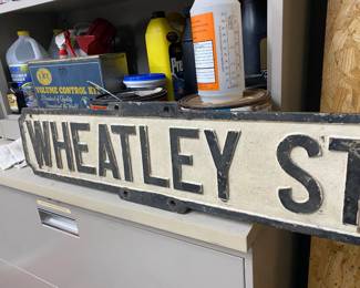 Street Signage vintage