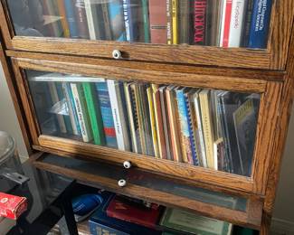 Vintage books & lawyer bookcase