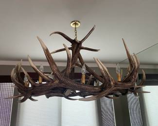 Antler chandelier
