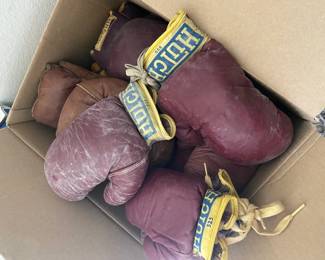 Vintage boxing gloves