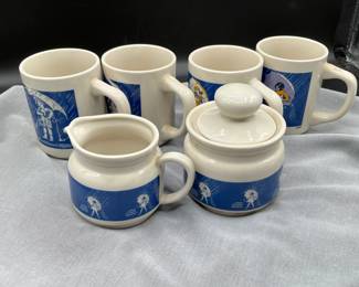 Morton salt coffee set