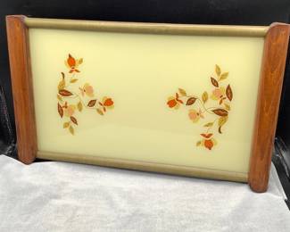 Rare Mint condition Reverse painted tray