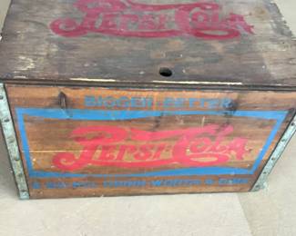 Pepsi-Cola crate