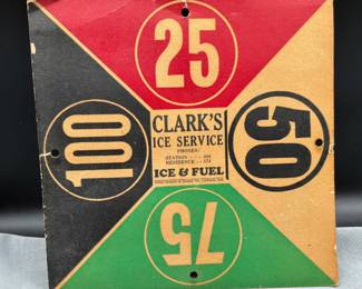 1930s Ice Delivery Card