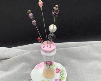 Hat pins and holder